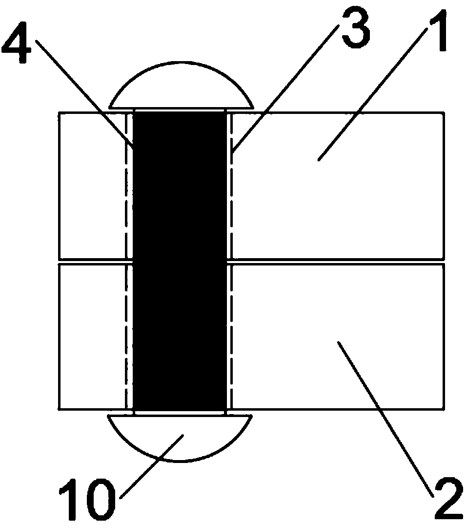 Angle jaw tongs applicable to automobile electromechanical maintenance