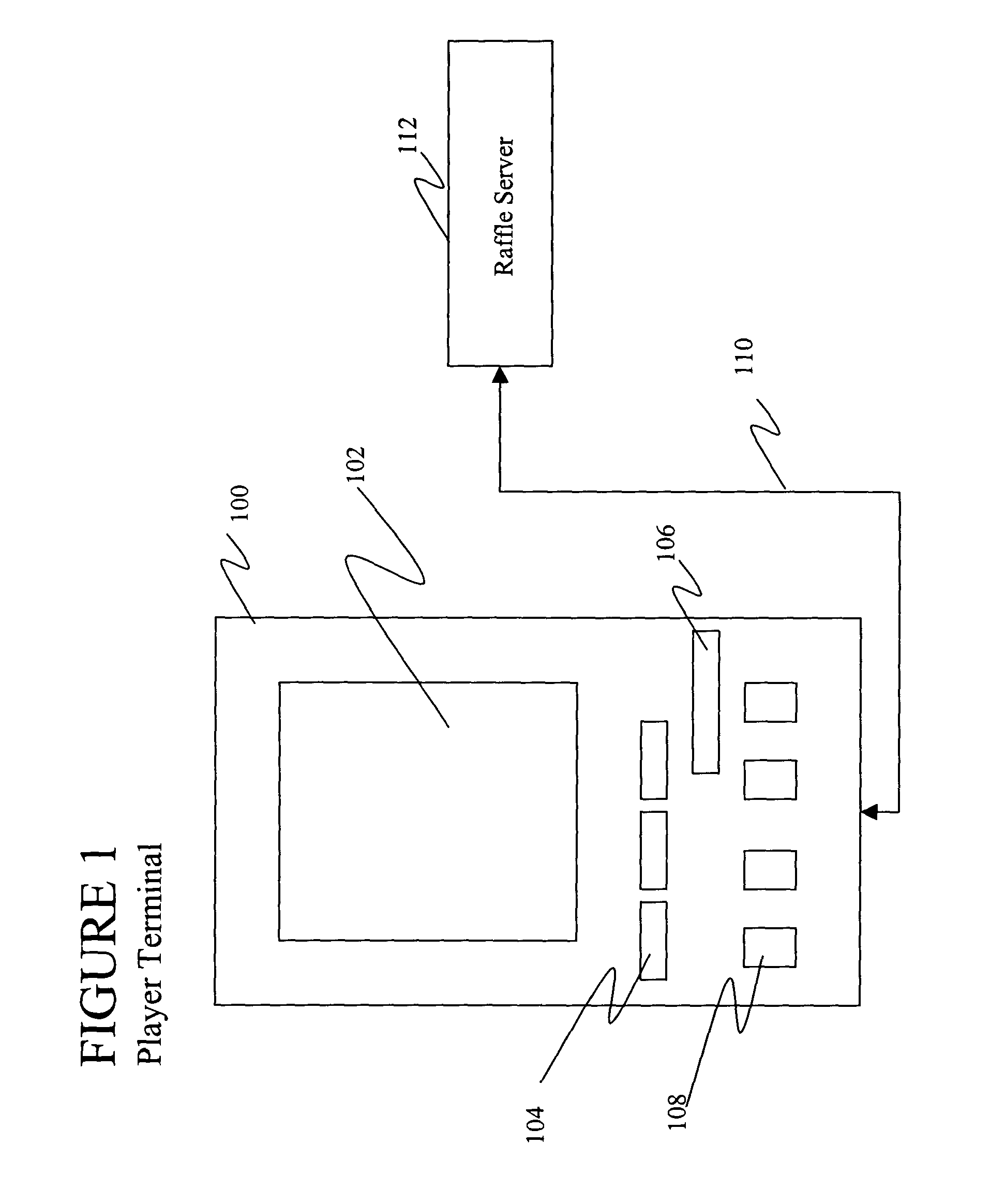 Raffle game system and method