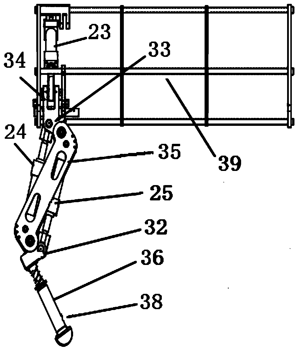 A walking robot driven by hydraulic-electric hybrid