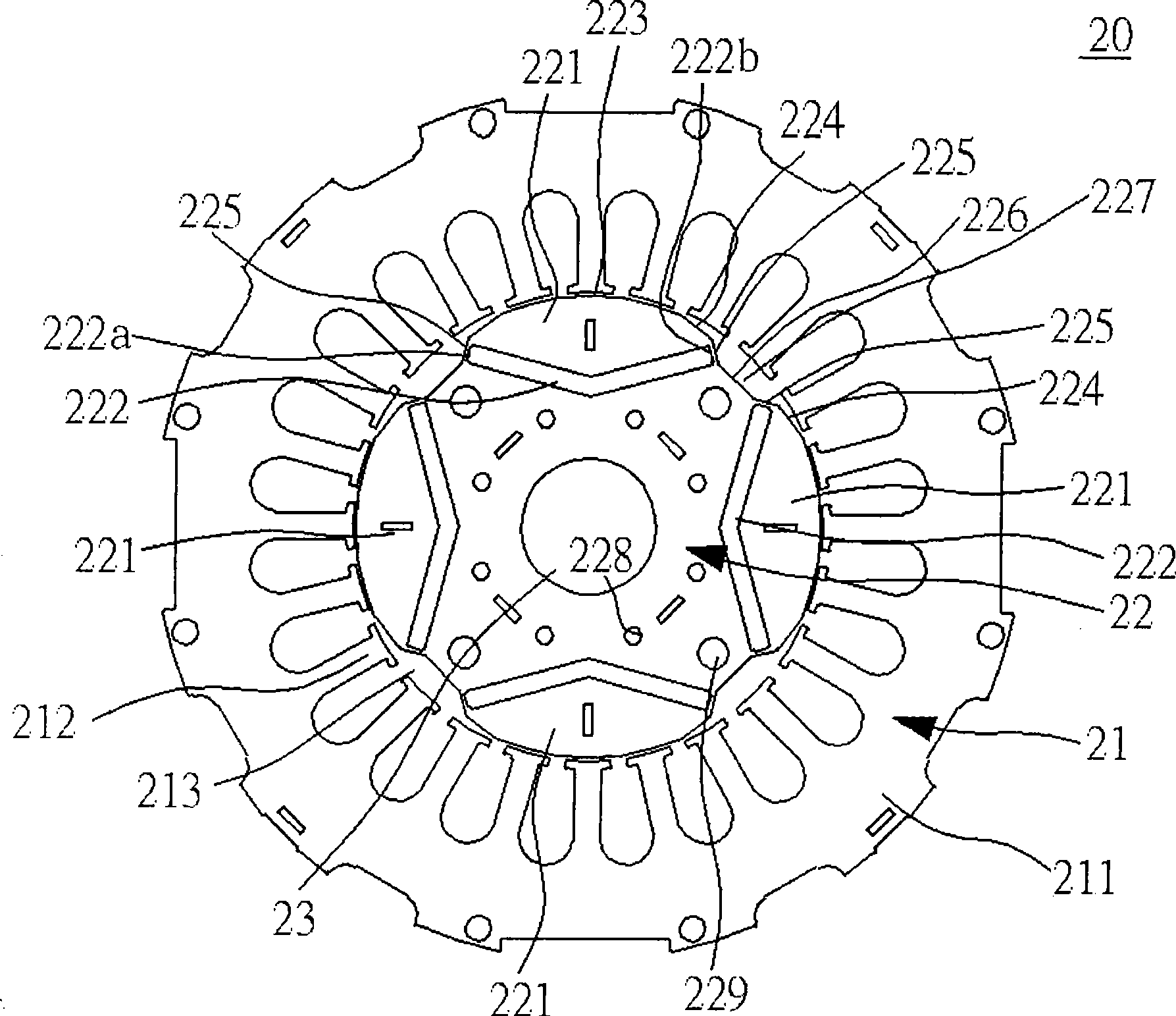 Permanent-magnetic electric motor