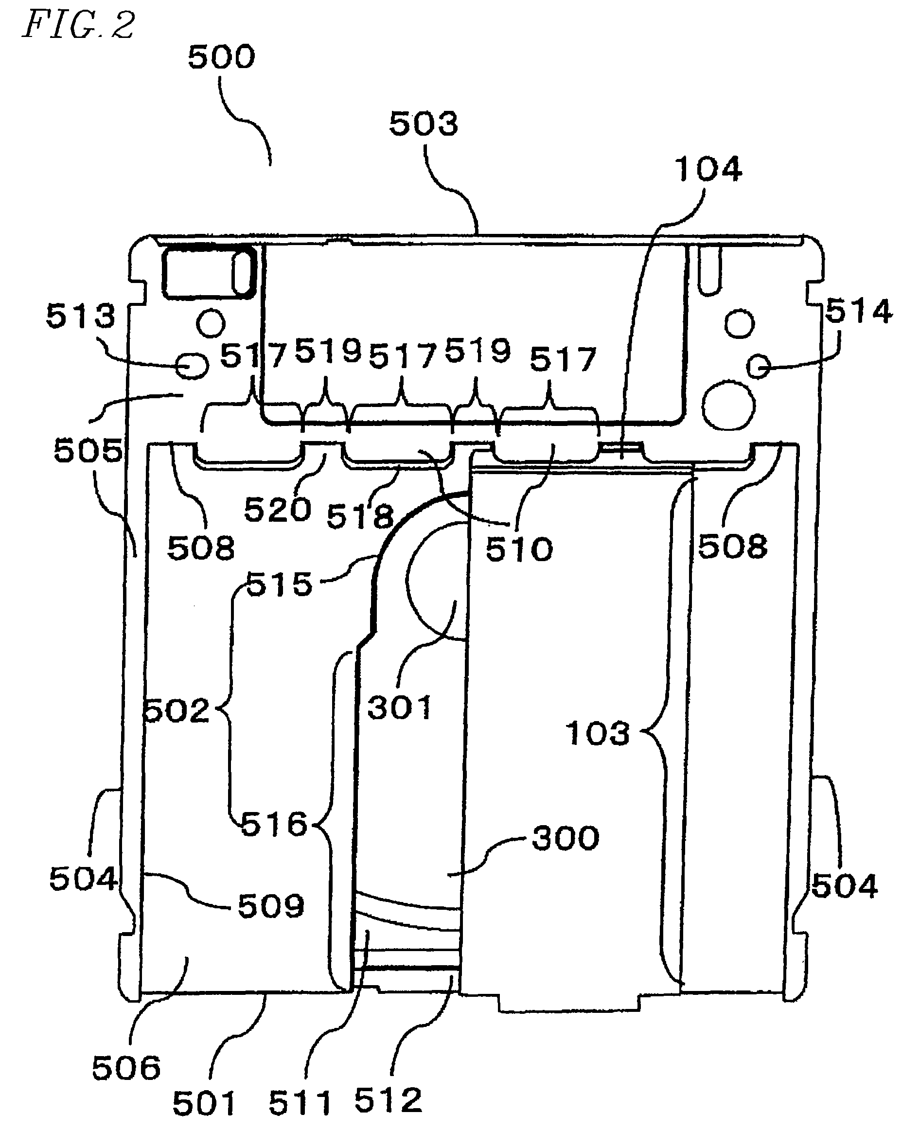 Case member and cartridge for storing an information medium