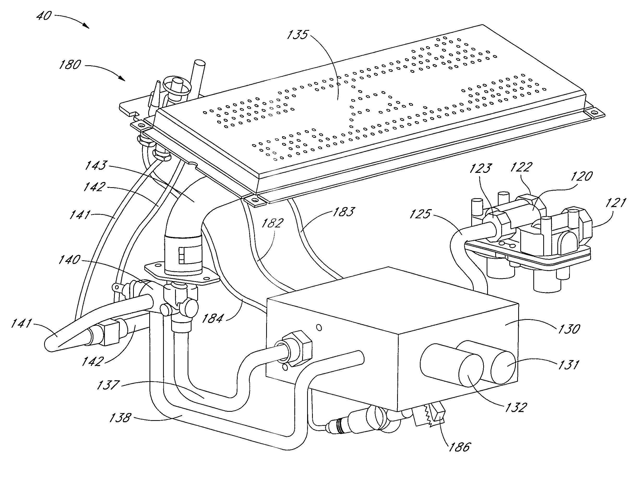 Valve assemblies for heating devices