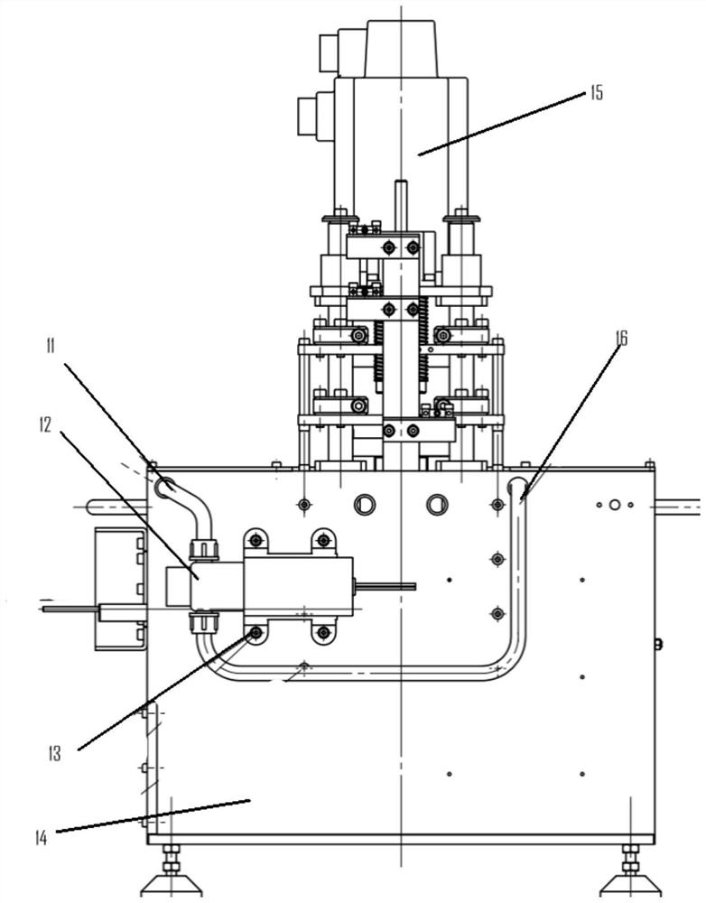 Threaded connection extrusion ignition testing device