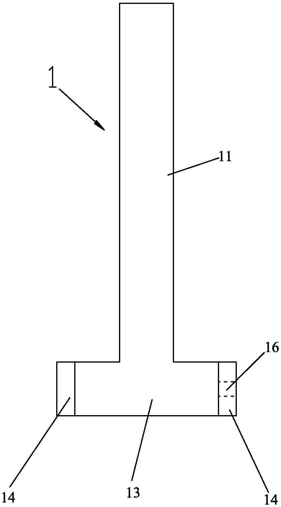 Fixing device for displacement meter for civil engineering structure experiments and method of using fixing device