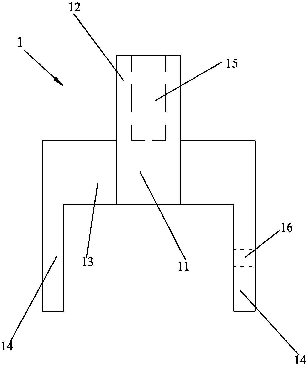 Fixing device for displacement meter for civil engineering structure experiments and method of using fixing device