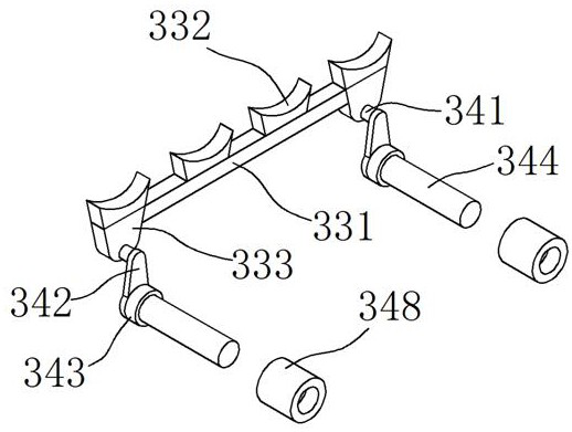 Building steel pipe moving and transporting device