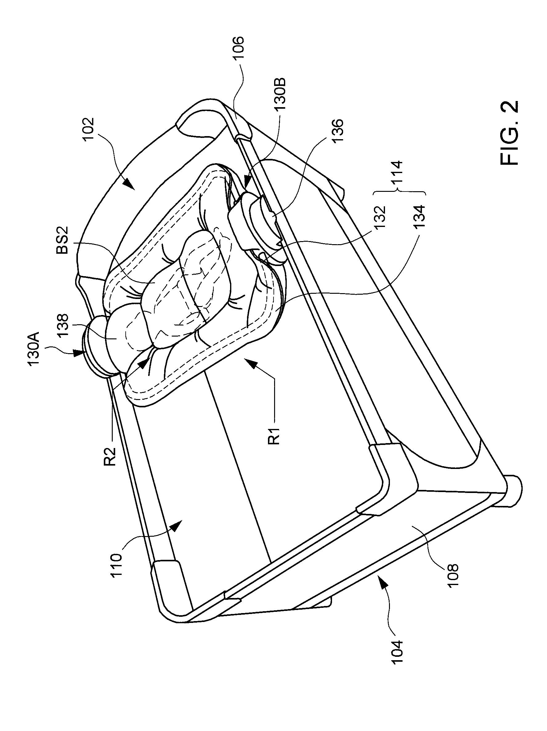 Child holding accessory suitable for use with a play yard