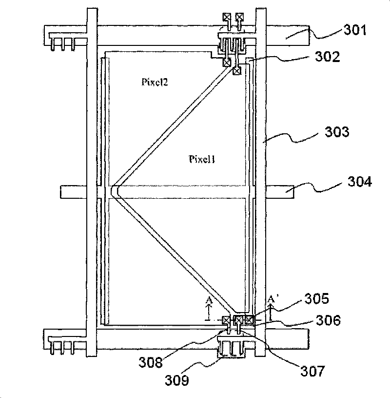LCD device of multi-domain vertical orientation mode