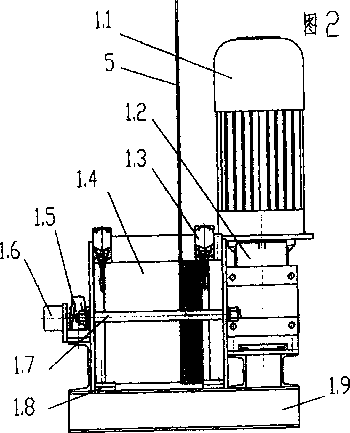 Lift tanslation driving system of stage manned frame