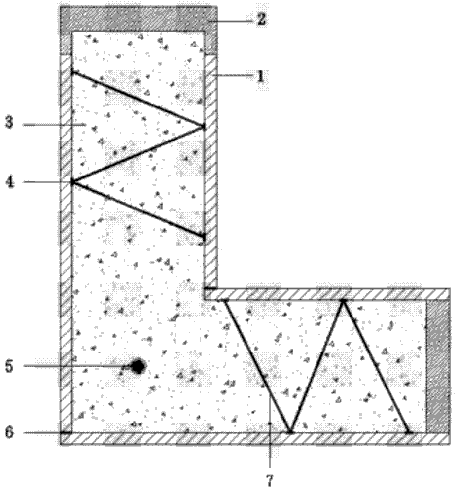 Heat-preserving load-bearing building block with light ecological material filled in high performance cement mortar plate