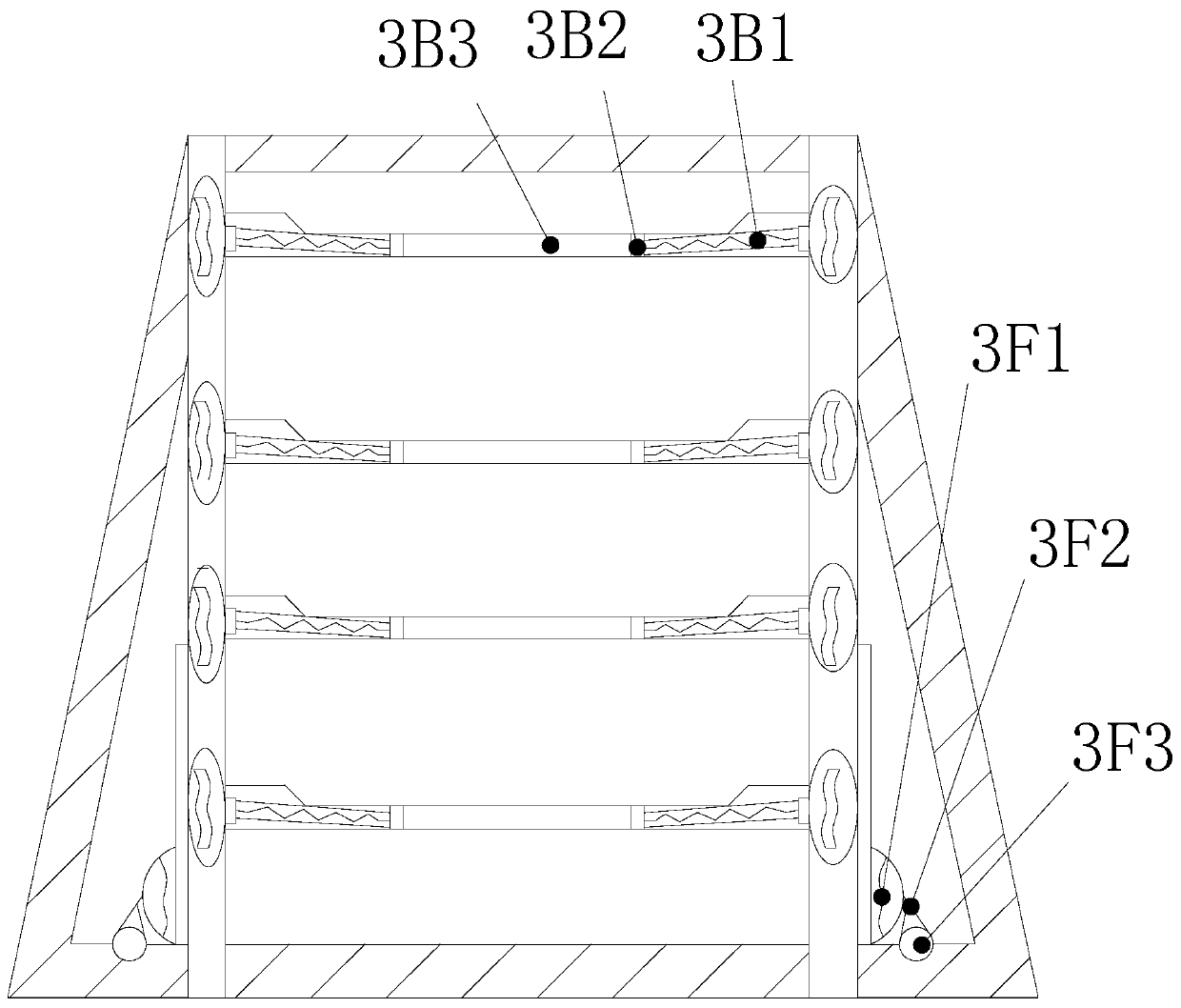 Intelligent management system for step-by-step settlement of recursively racking plates in campus canteen