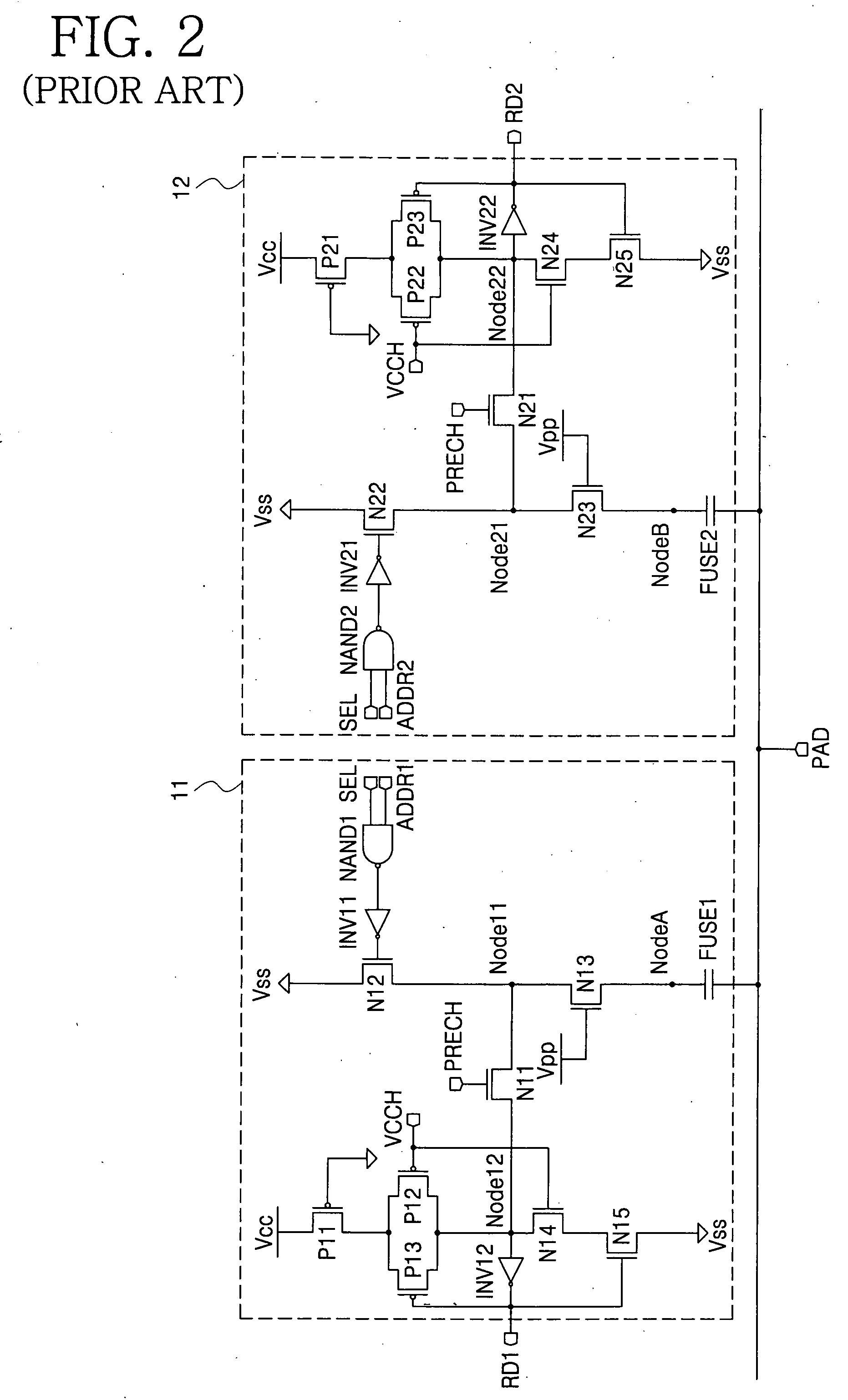 Semiconductor devices the include a fuse part including an antifuse and protection circuit