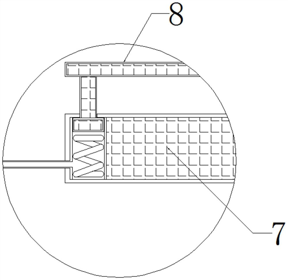 Copying machine protection device for air pressure clamping vibration rapid cleaning of office supplies