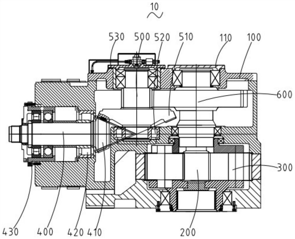 Planetary reducer and planetary reducer bevel gear installation and adjustment method