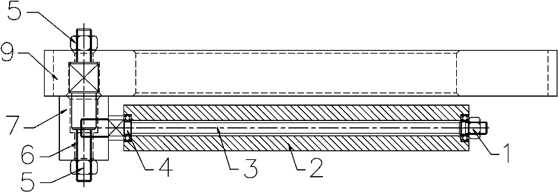 Curve adjusting device used in plastic profile production