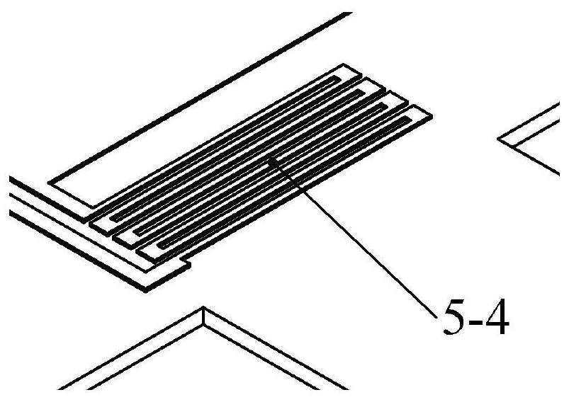 T-shaped cross beam cross island film pressure sensor chip and preparation method thereof