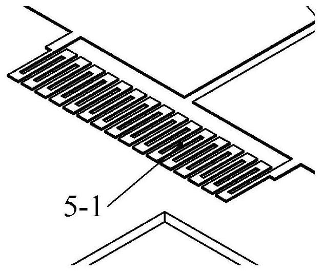 T-shaped cross beam cross island film pressure sensor chip and preparation method thereof