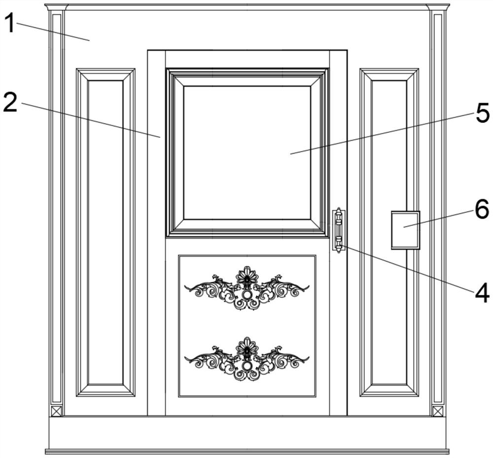A sound insulation door structure for noise control