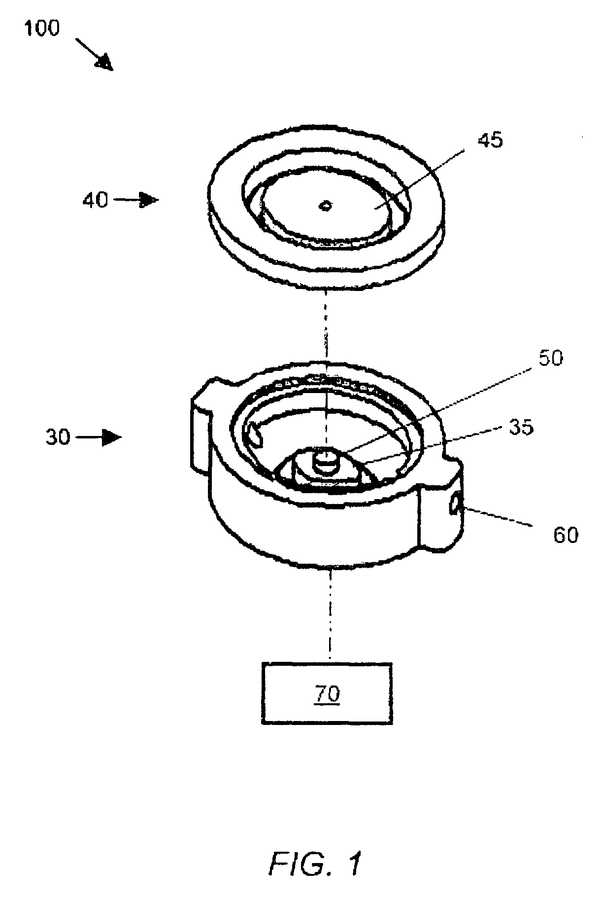 Non-invasive system and method for measuring vacuum pressure in a fluid