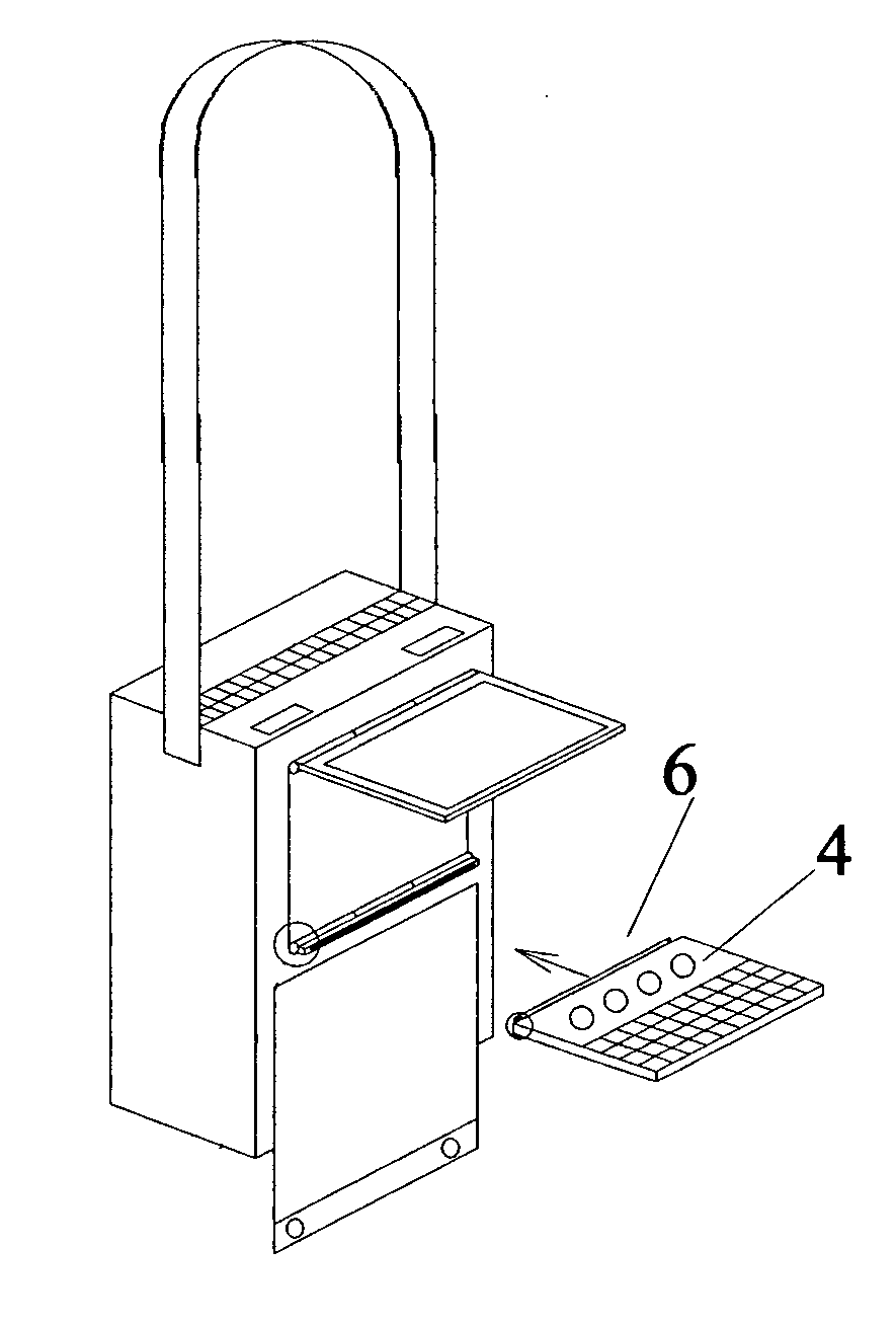Bag computer manual character input device and cover