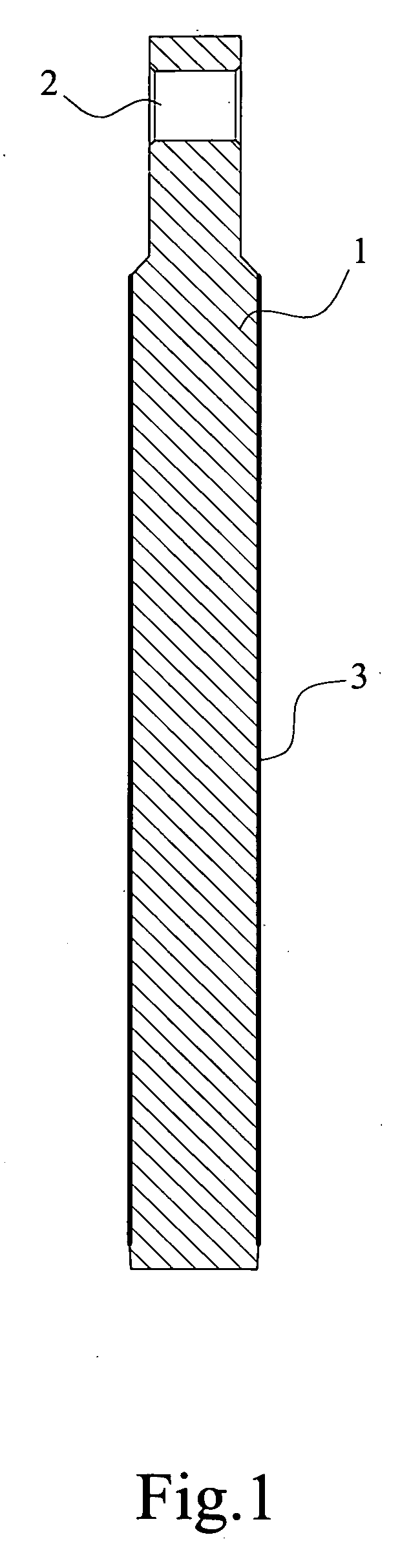 Wear-resistant plunger rod