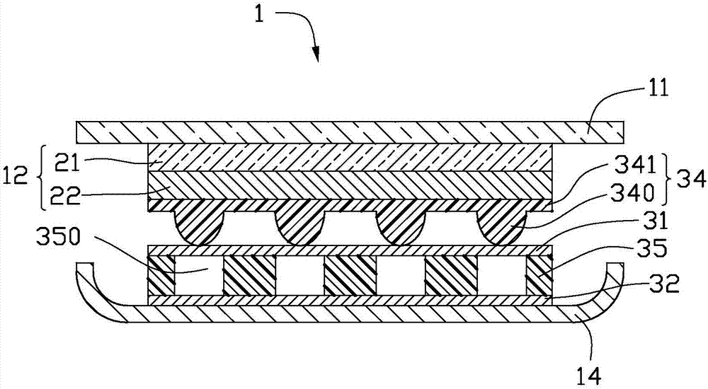 Display device with pressure sensing function