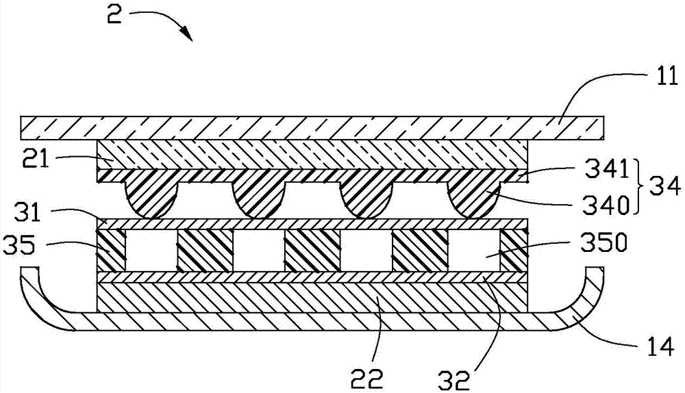 Display device with pressure sensing function