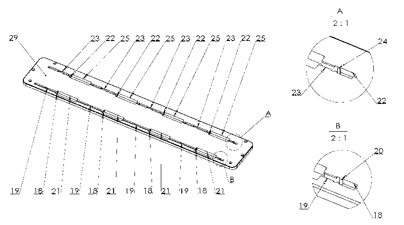 Portable scanning instrument paper feeding device