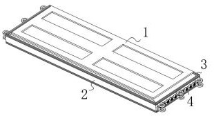 Heat dissipation device of variable frequency driving module of variable frequency air conditioner