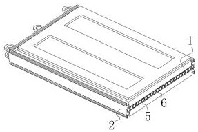 Heat dissipation device of variable frequency driving module of variable frequency air conditioner