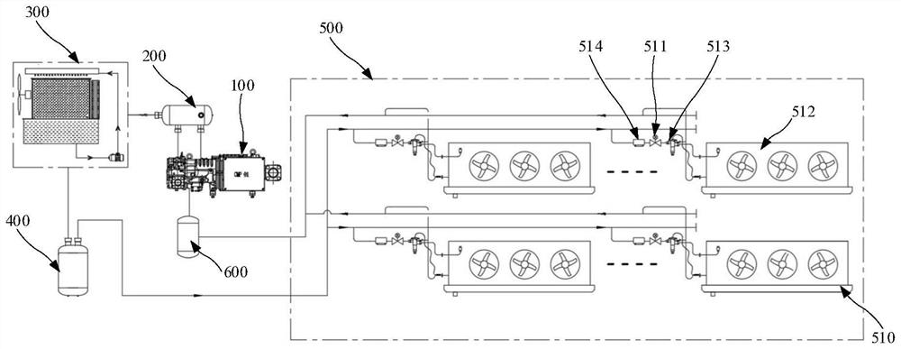 Evaporative low-temperature refrigerating unit device and control method