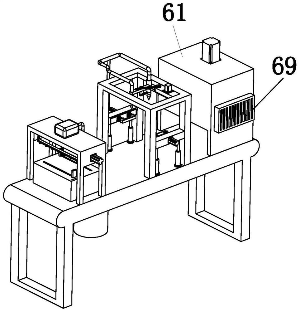 A mechanical automatic spraying equipment