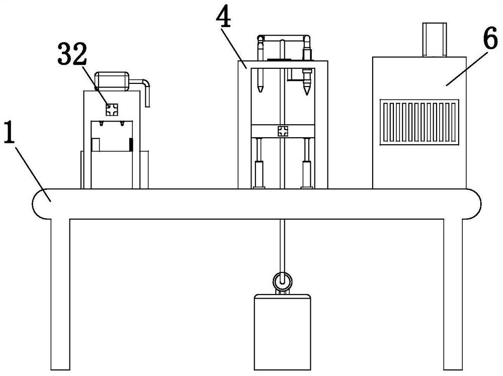 A mechanical automatic spraying equipment