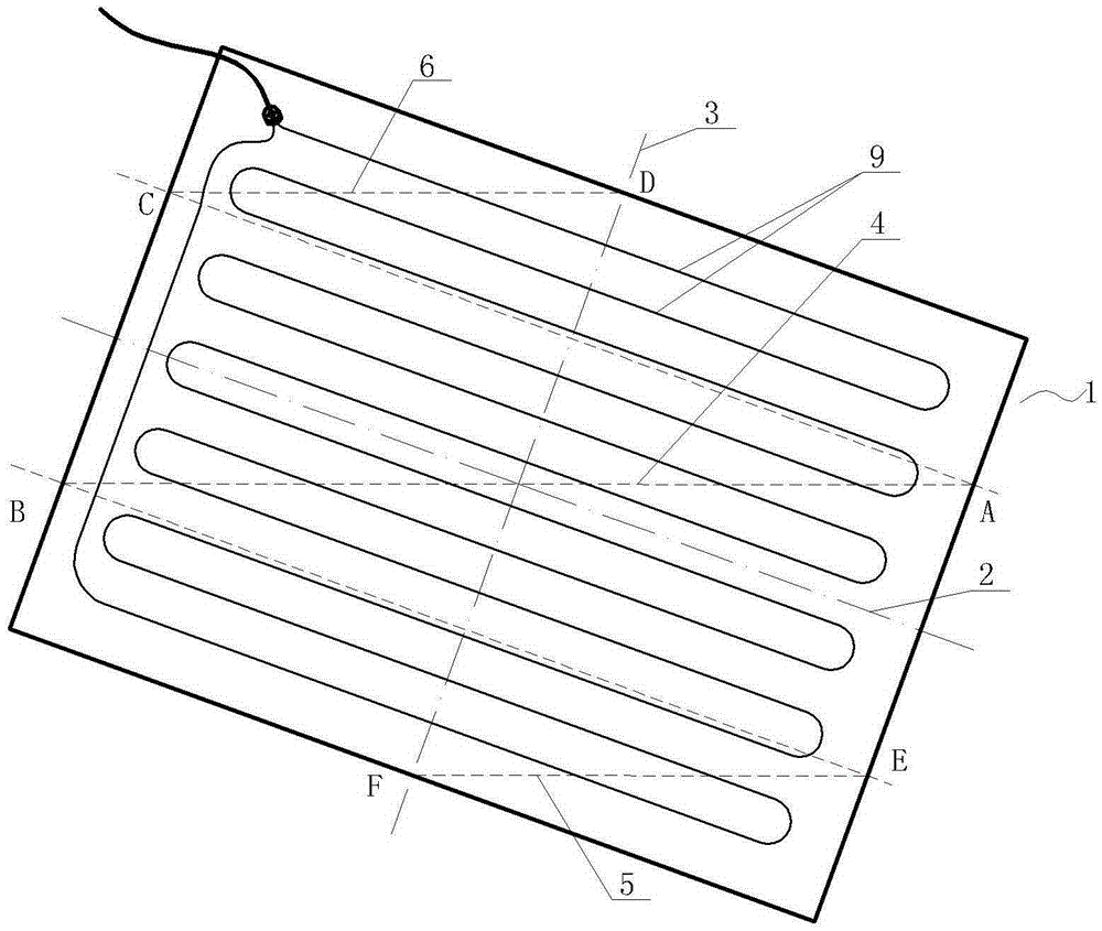 Folding method of electric blanket