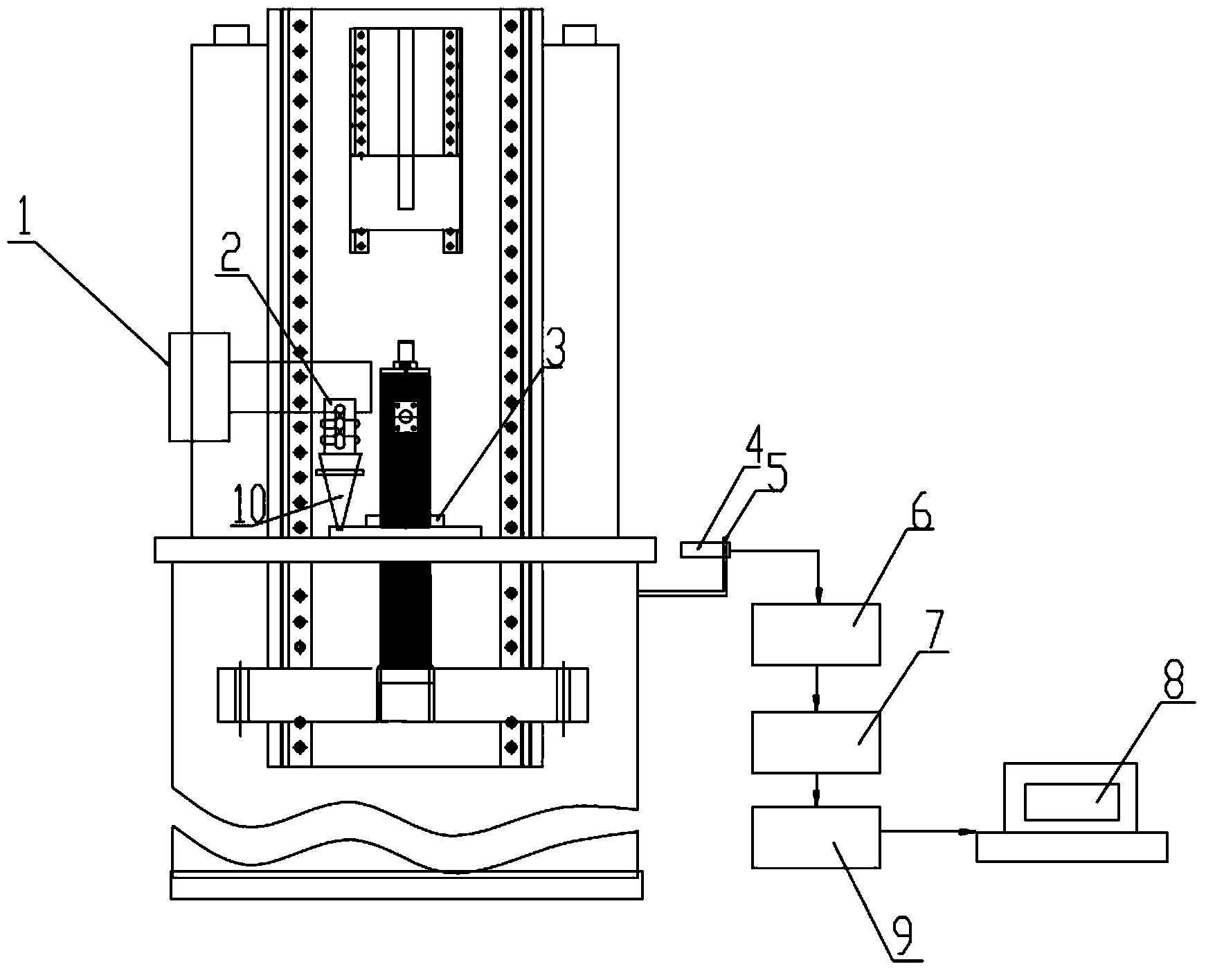 Device for broaching workpiece with help of additional ultrasonic vibration