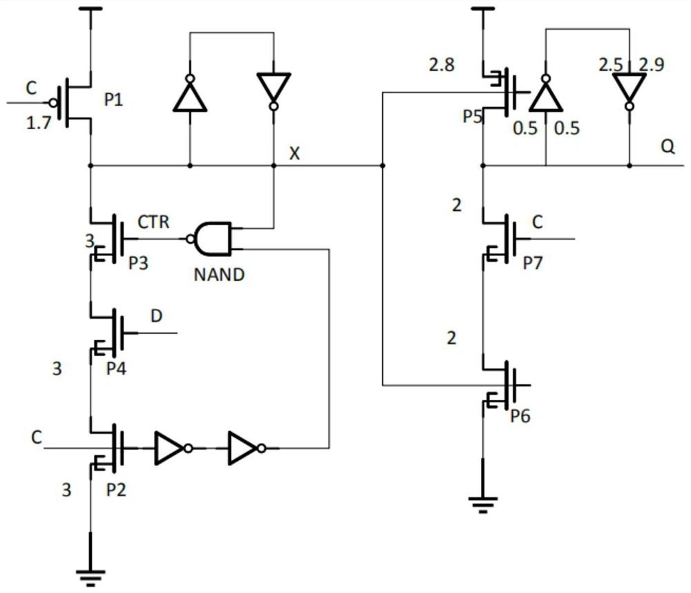 Low-delay semi-dynamic trigger based on tunneling field effect transistor hybrid integration