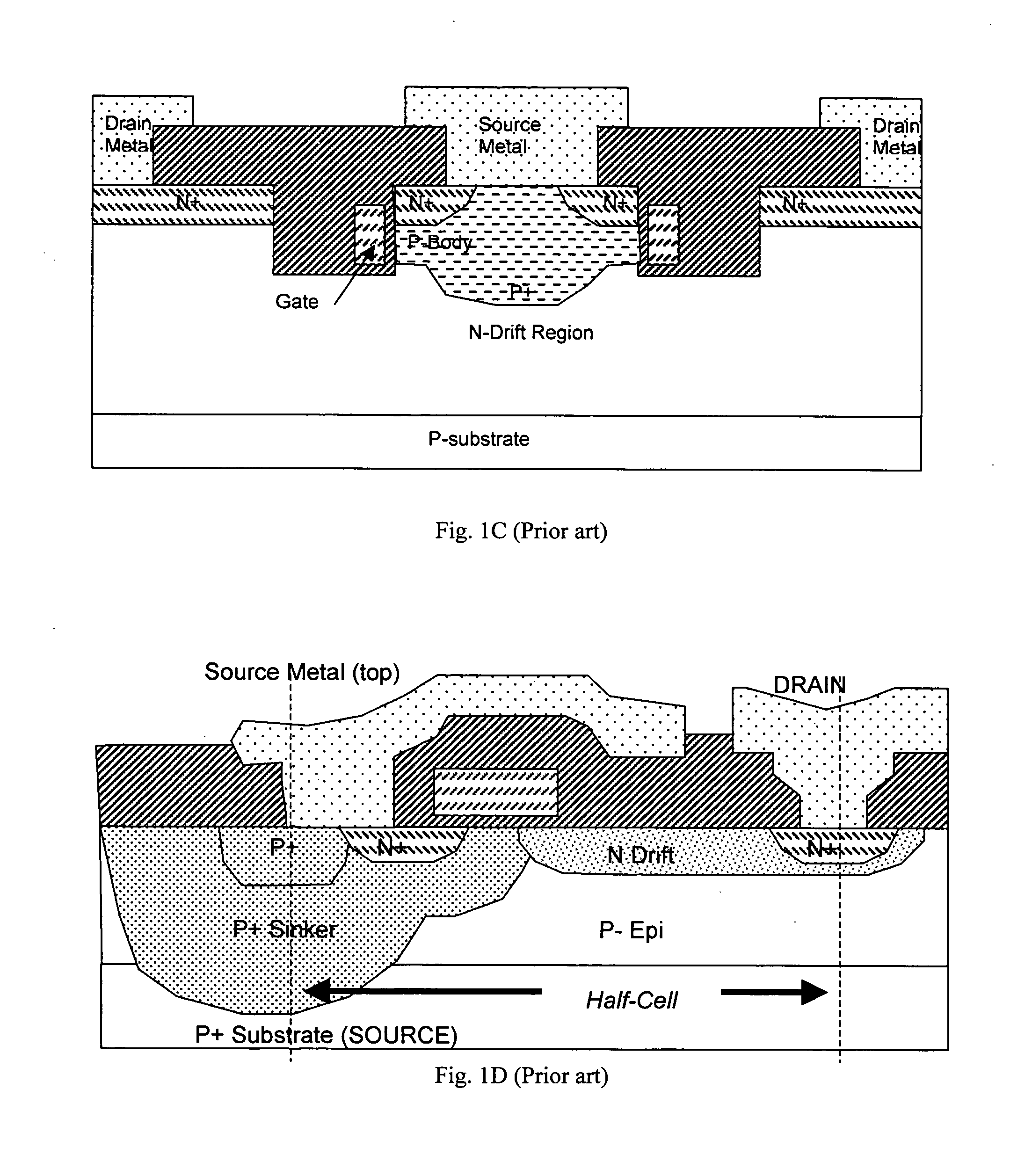 Bottom source LDMOSFET structure and method