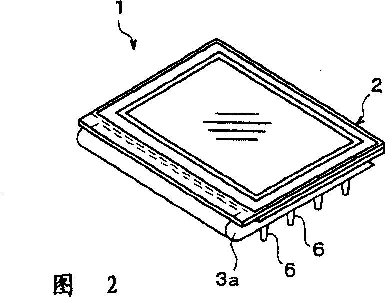 Connection structure for display module and printed base plate and semiconductor device, display module and electronic member
