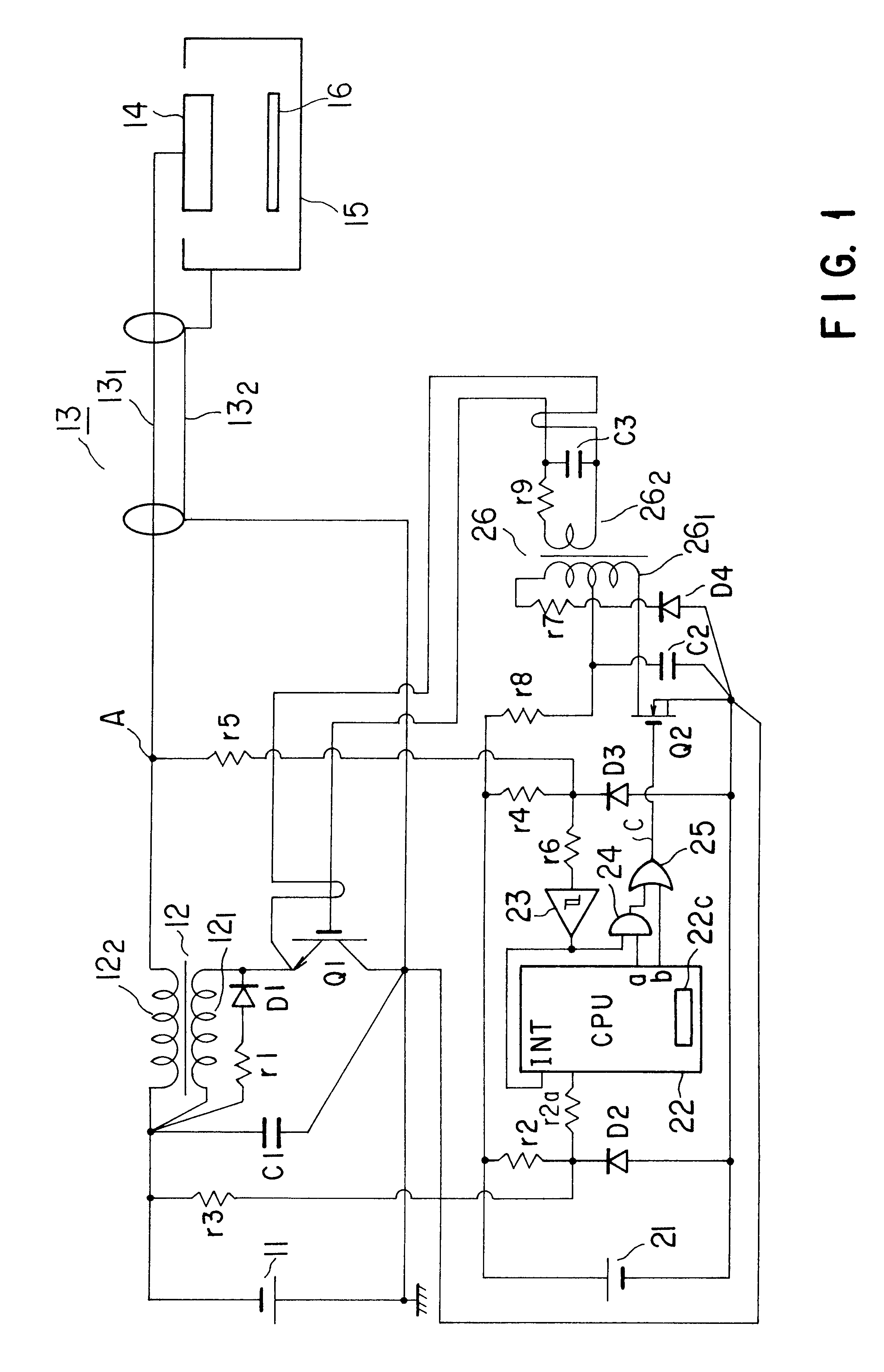 Power supply unit for sputtering device
