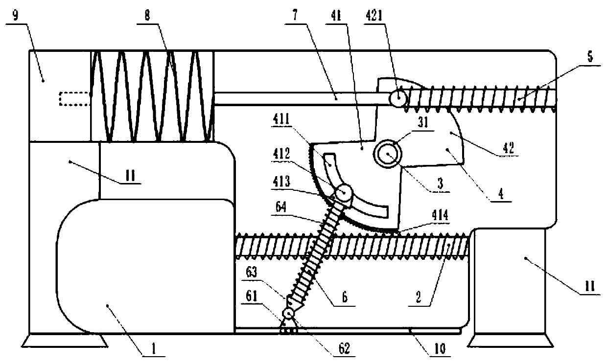 Worm-oblique gear transmission mechanism with load fitting characteristic and in form of dual-assistance mechanism