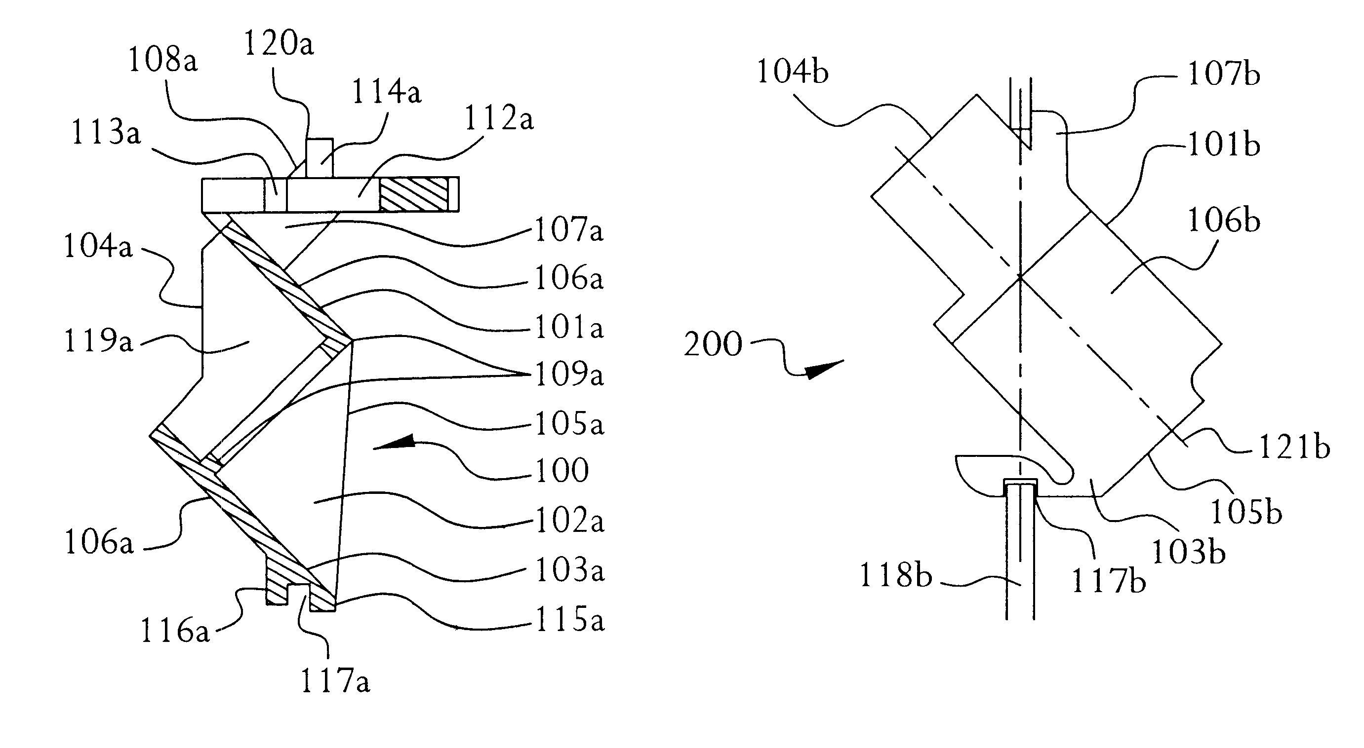 Angular mounted optical connector adaptor frame