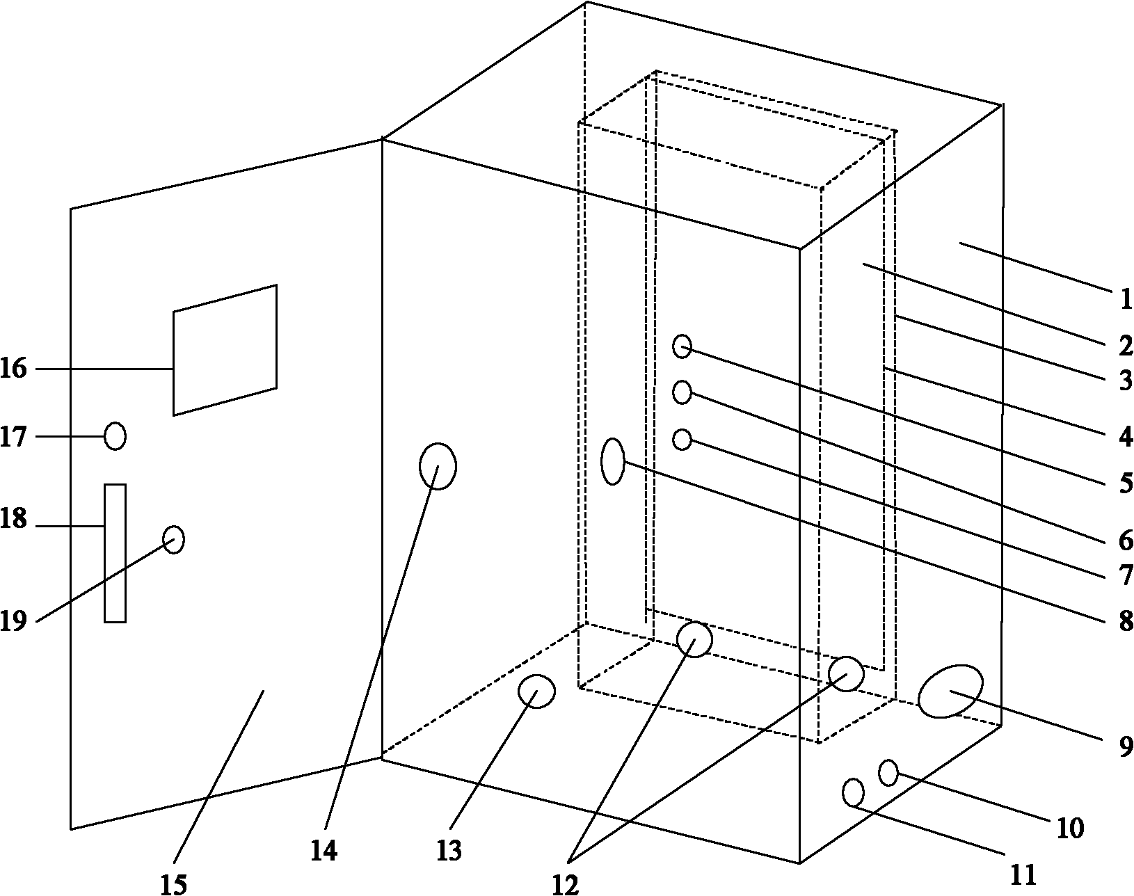 Ultraviolet pretreatment testing device for solar panel