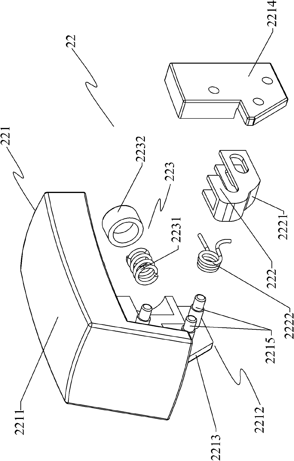 Locatable door closer with improved structure