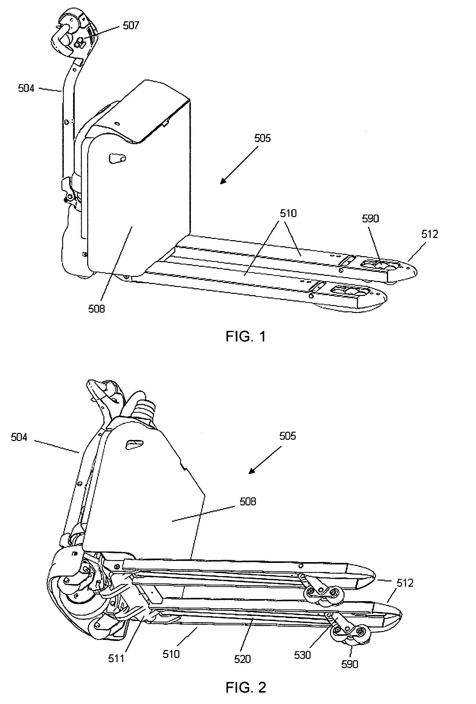 Multi-axis load rollers for an industrial vehicle