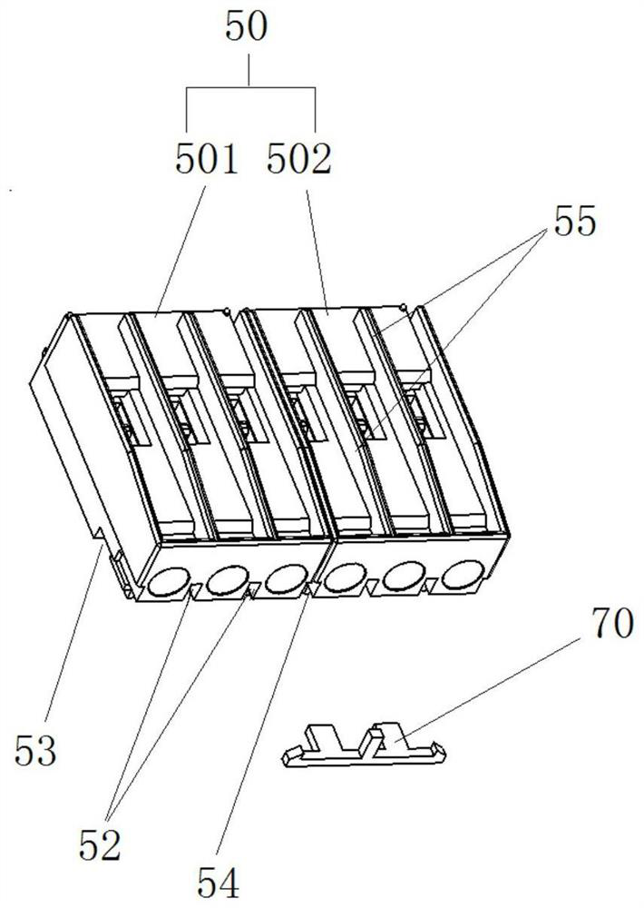 Modular electrical protection shell structure