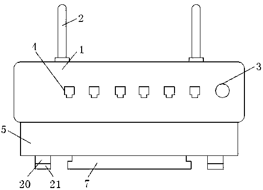 Network router convenient to install