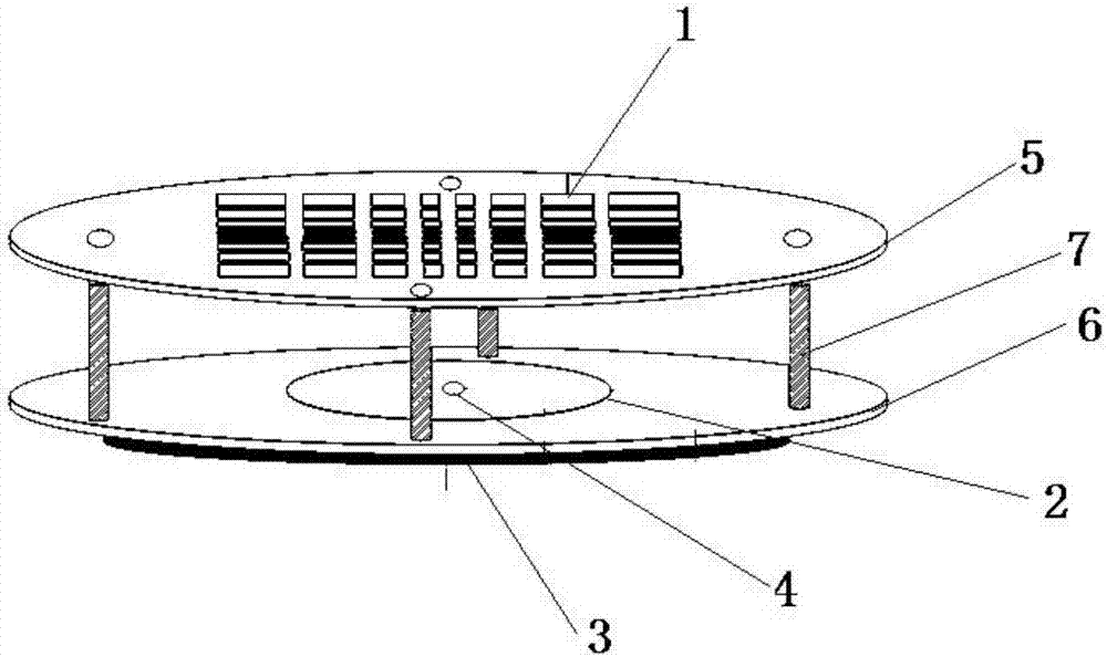 Broadband surface wave antenna loaded based on inhomogeneous period structure