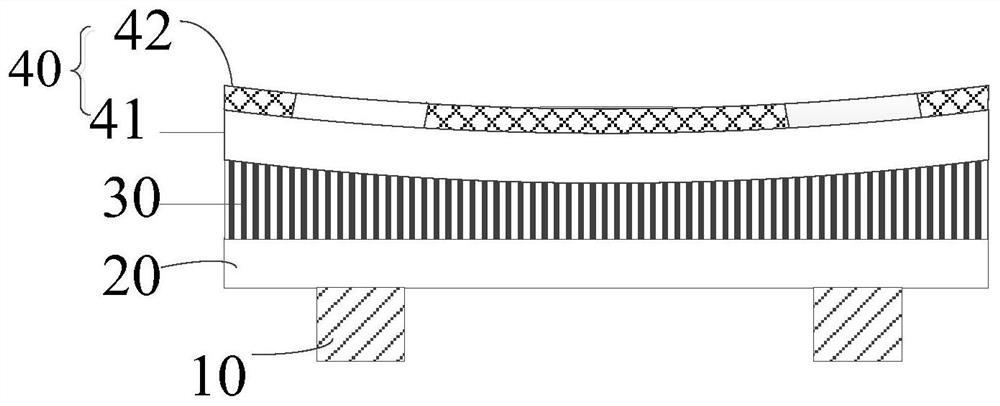 Laser encapsulation structure and method