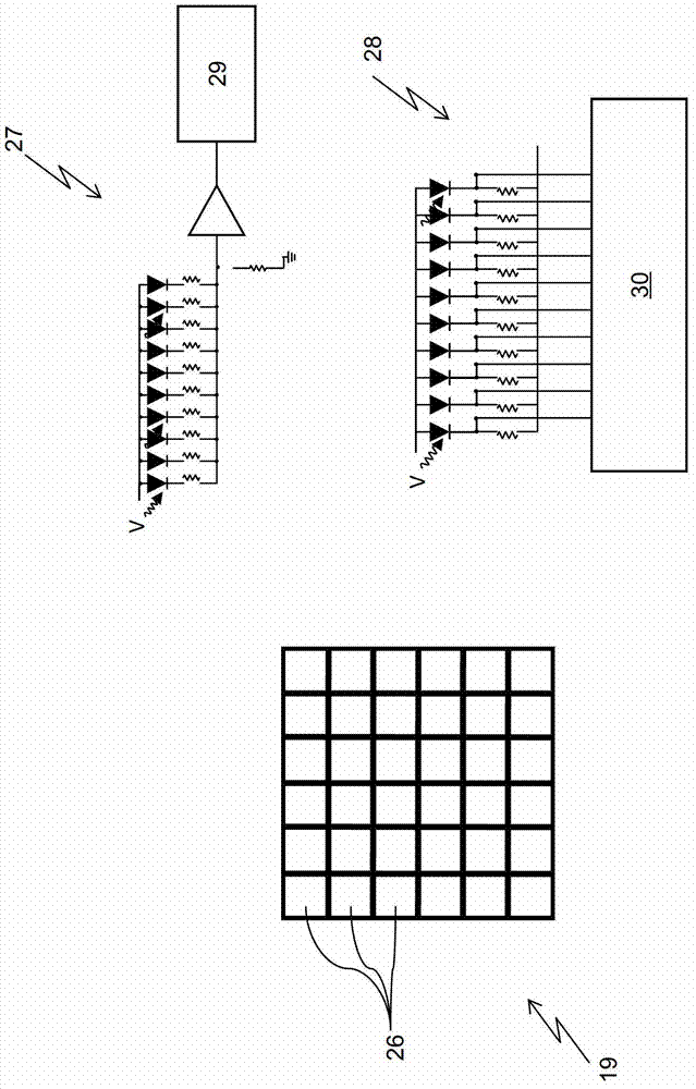 Device and method for detecting light