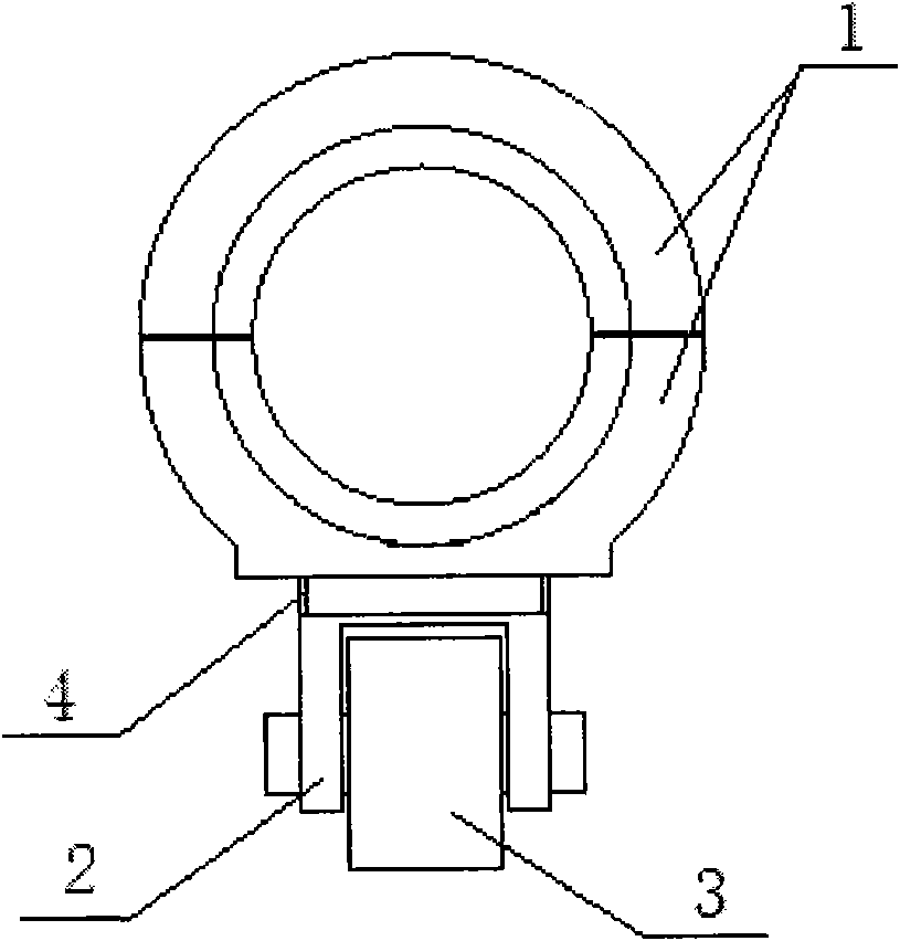 Method for installing tail shaft on 10,000DWT roll-on-roll-off ship as well as dedicated roller tool